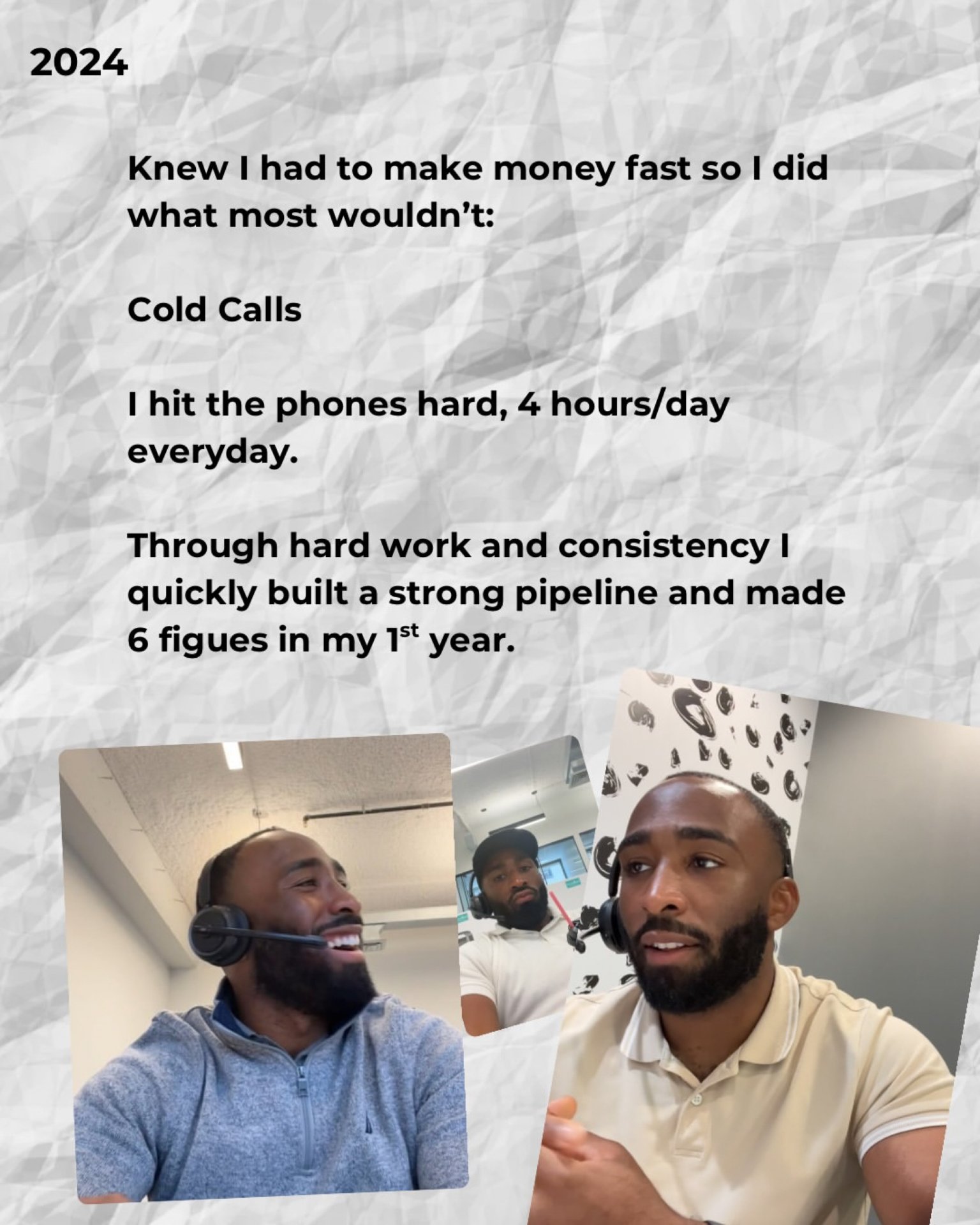 Hit the phones. Hard.