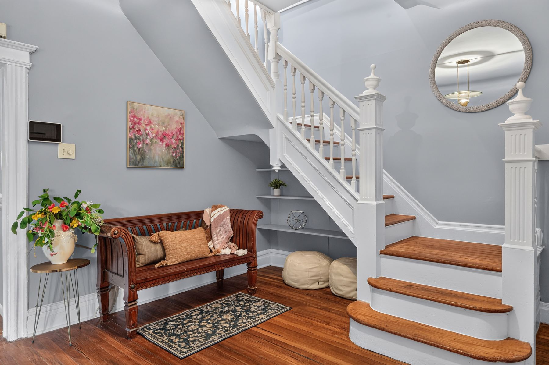 Entry hall and staircase